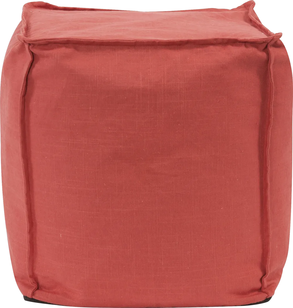 Bauman Red Pouf - Thumbnail - Image 2