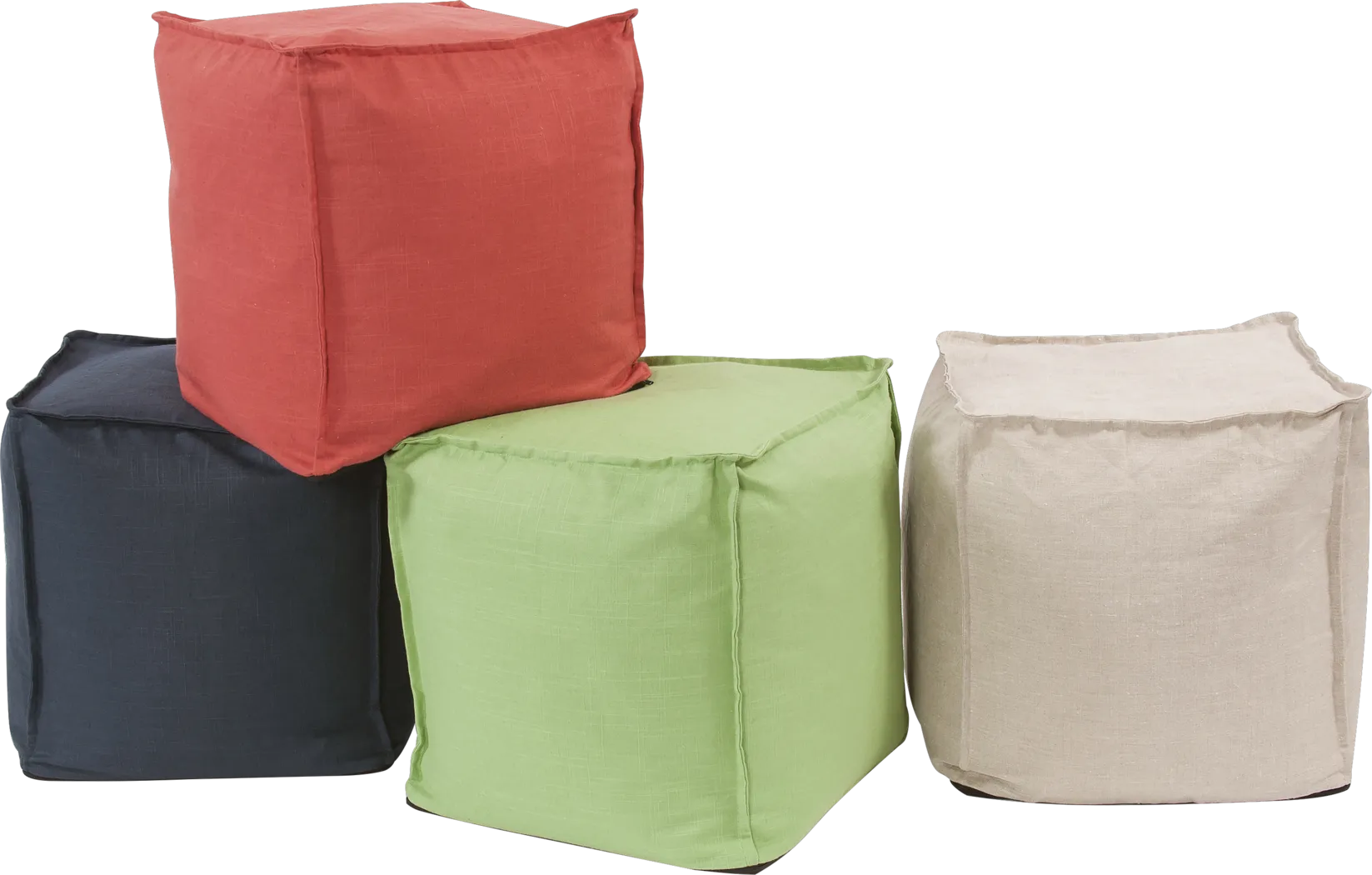 Bauman Red Pouf - Thumbnail - Image 3