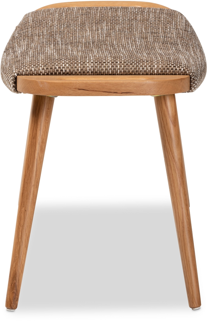 Baumgarten Brown Bench - Thumbnail - Image 3