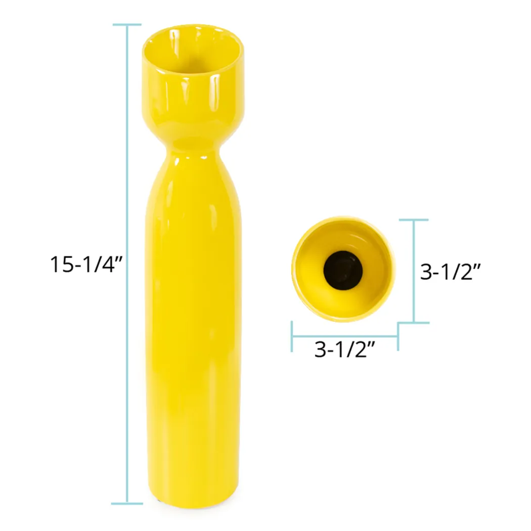 Baut Yellow Short Vase - Thumbnail - Image 9
