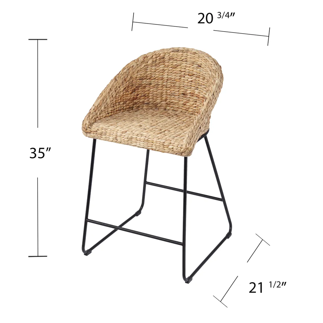 Bawell Natural Counter Height Stool, Set of 2 - Image 7