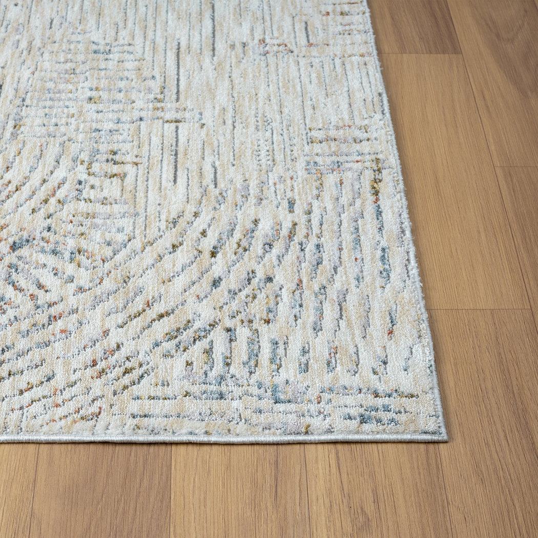 Baxmark Gray/Ivory 2'6 x 8' Runner Rug - Thumbnail - Image 6