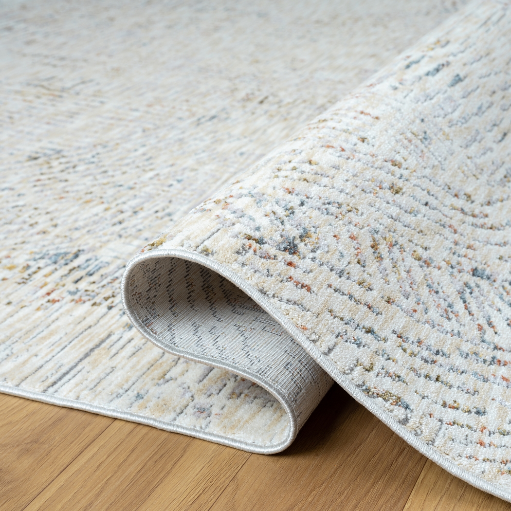 Baxmark Gray/Ivory 5' x 8' Rug - Thumbnail - Image 5