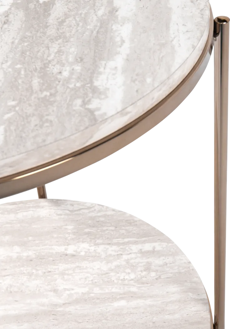 Baxside Gold End Table - Thumbnail - Image 3