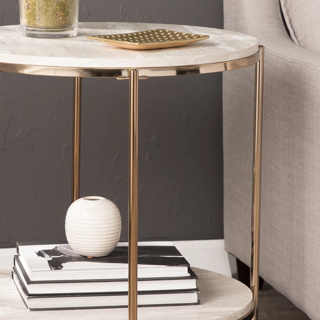 Baxside Gold End Table - Thumbnail - Image 4