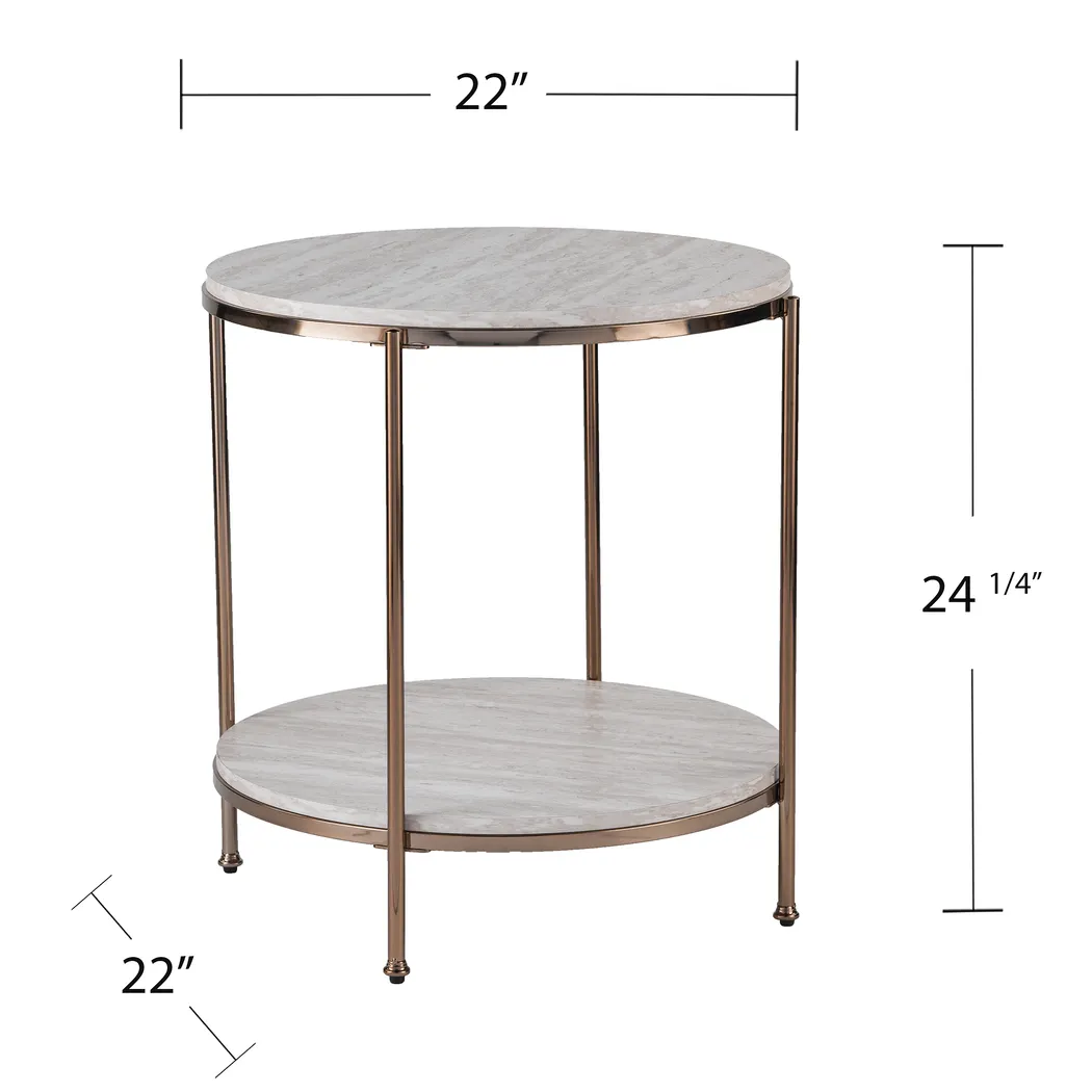 Baxside Gold End Table - Thumbnail - Image 9