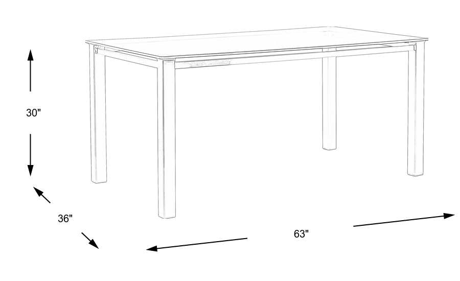 Dimension Image. Please refer to the Dimension Tab on this page for dimension details.