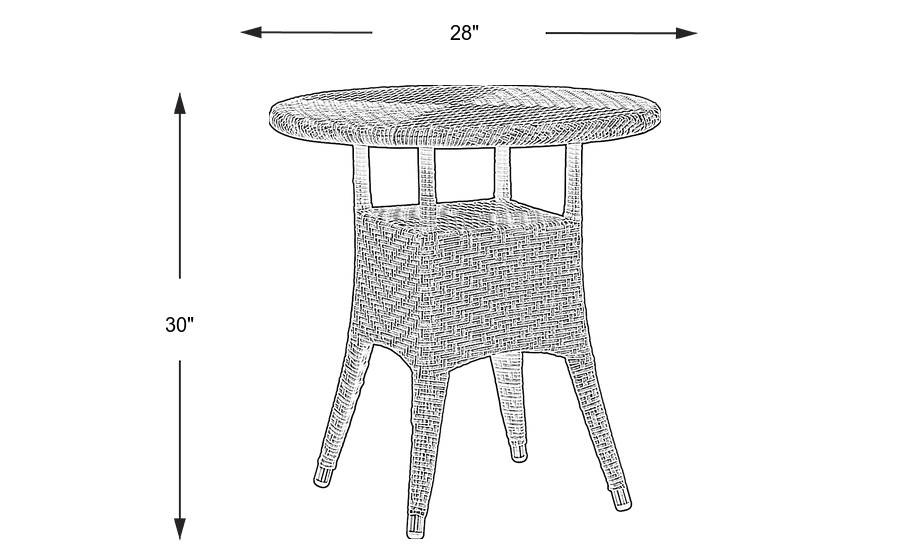 Dimension Image. Please refer to the Dimension Tab on this page for dimension details.