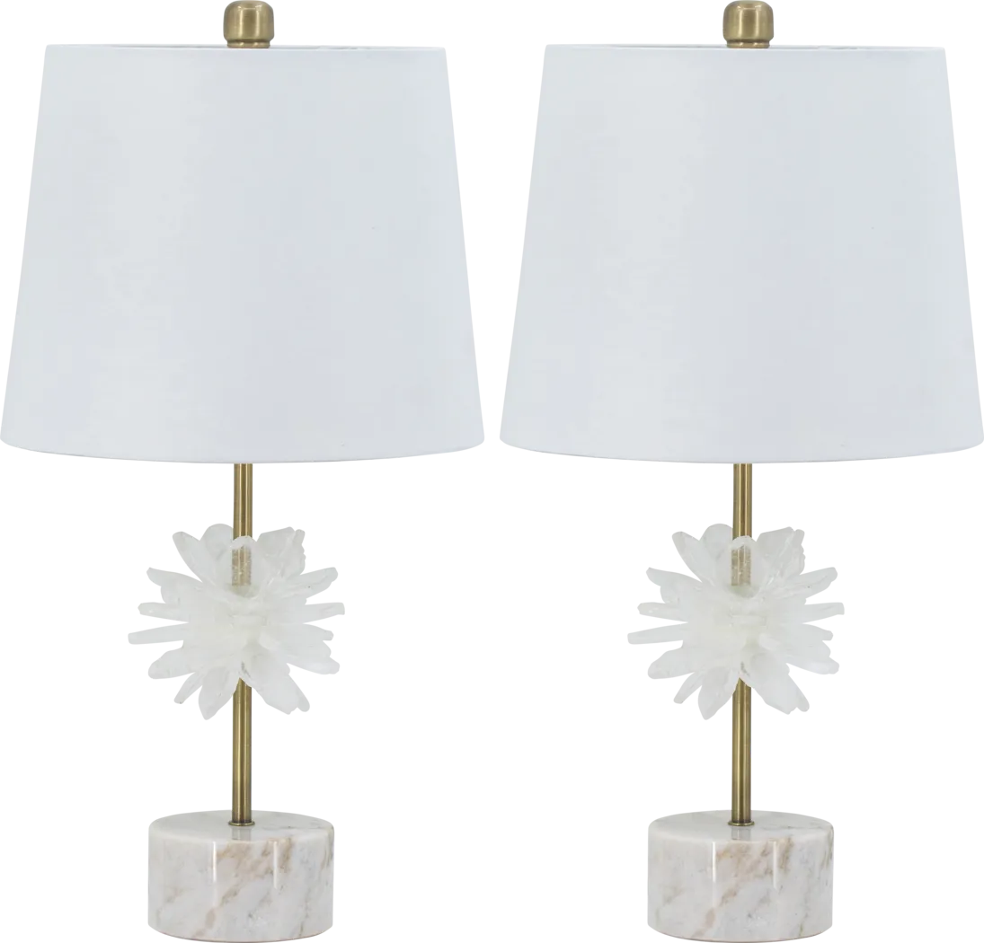 Bayberry Park White Lamp, Set of 2 - Thumbnail - Image 1