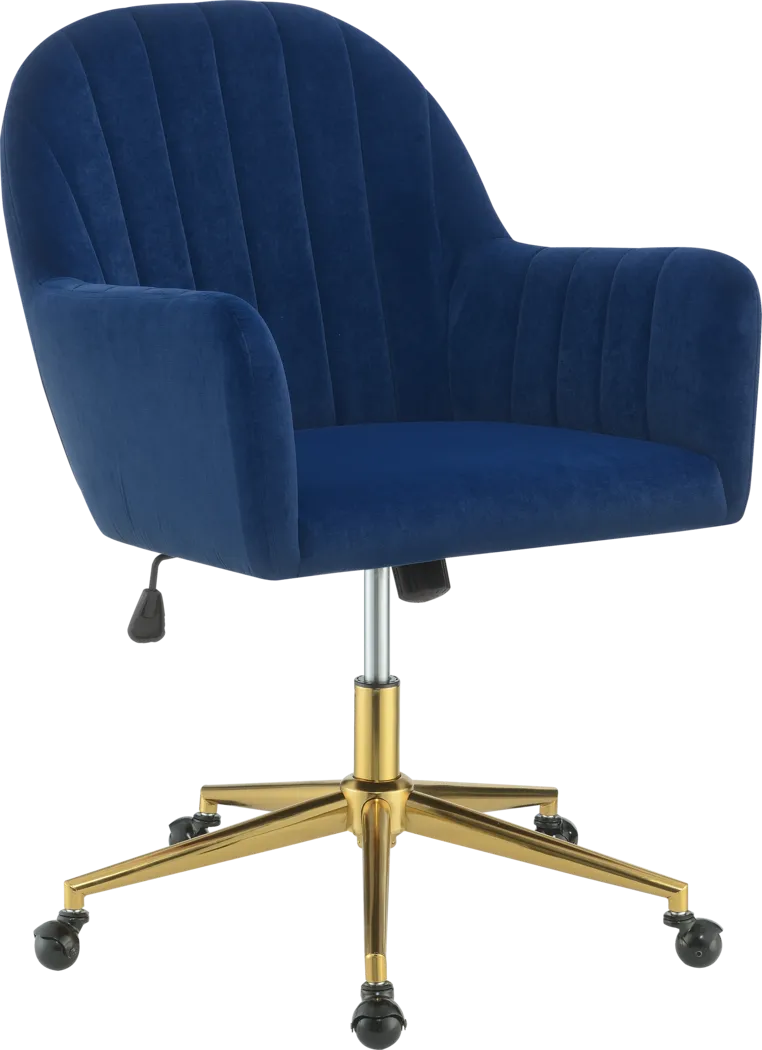 Baybliss Blue Office Chair - Thumbnail - Image 1