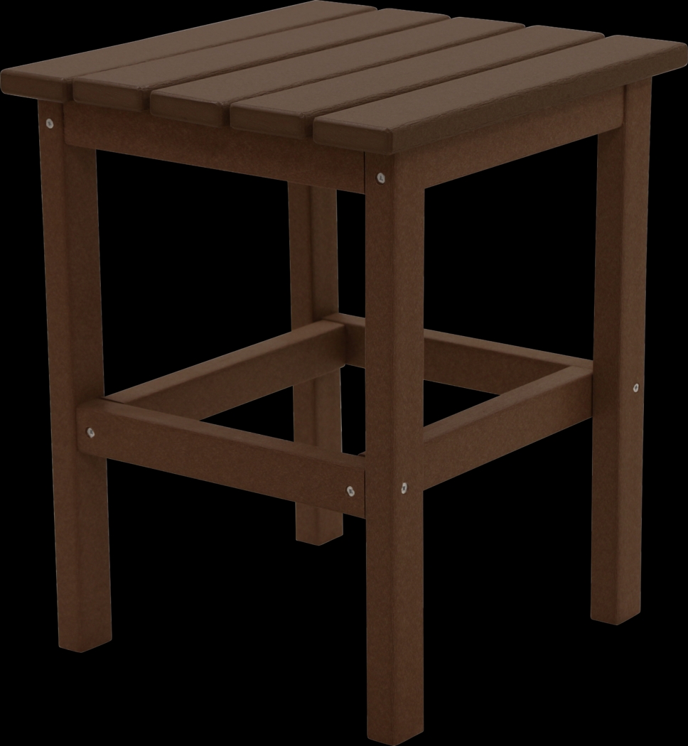 Bayfield Park Traditional Espresso Outdoor Side Table - Thumbnail - Image 1