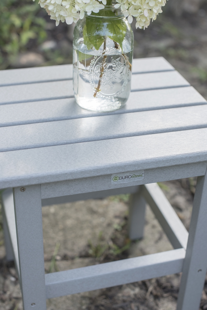 Bayfield Park Traditional Light Gray Outdoor Side Table - Thumbnail - Image 5
