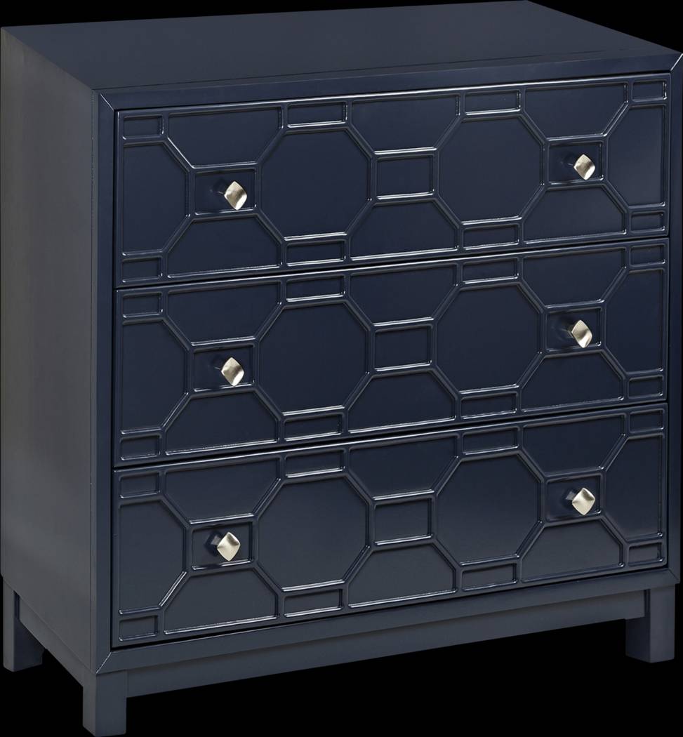 Bayley Navy Accent Cabinet - Thumbnail - Image 1