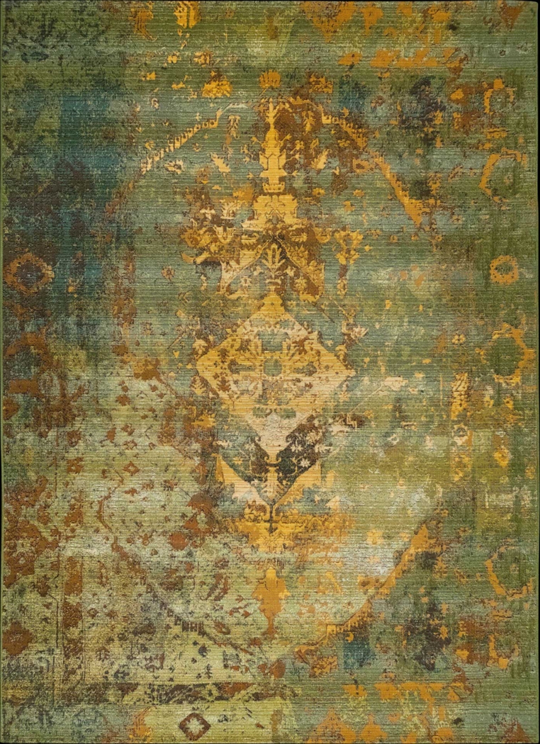 Baylin Green 6'6 x 9'4 Indoor/Outdoor Rug - Thumbnail - Image 1