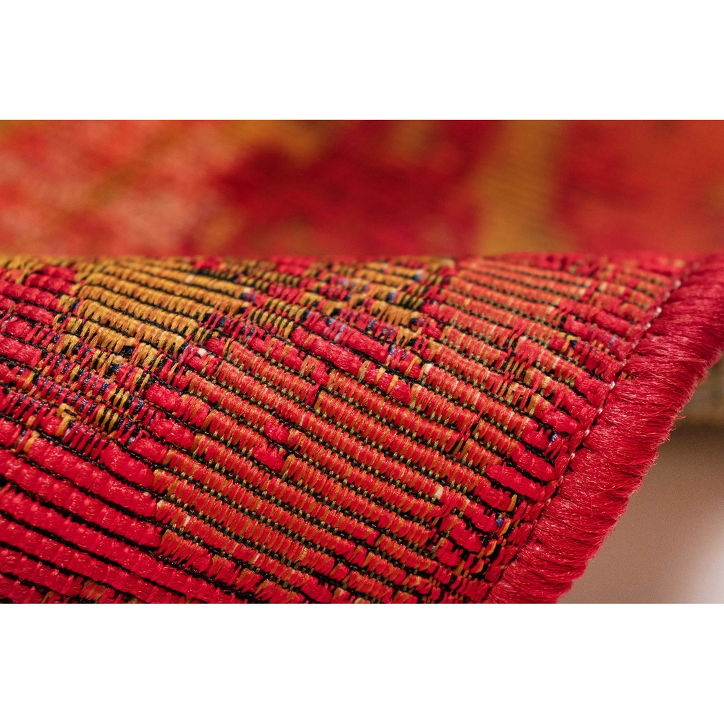 Baylin Orange 6'6 x 9'4 Indoor/Outdoor Rug - Thumbnail - Image 3