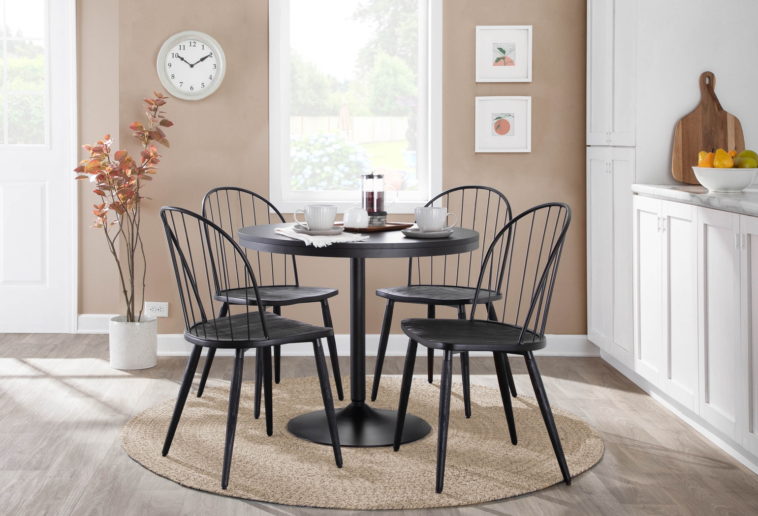 Baynard Black Dining Table - Thumbnail - Image 4