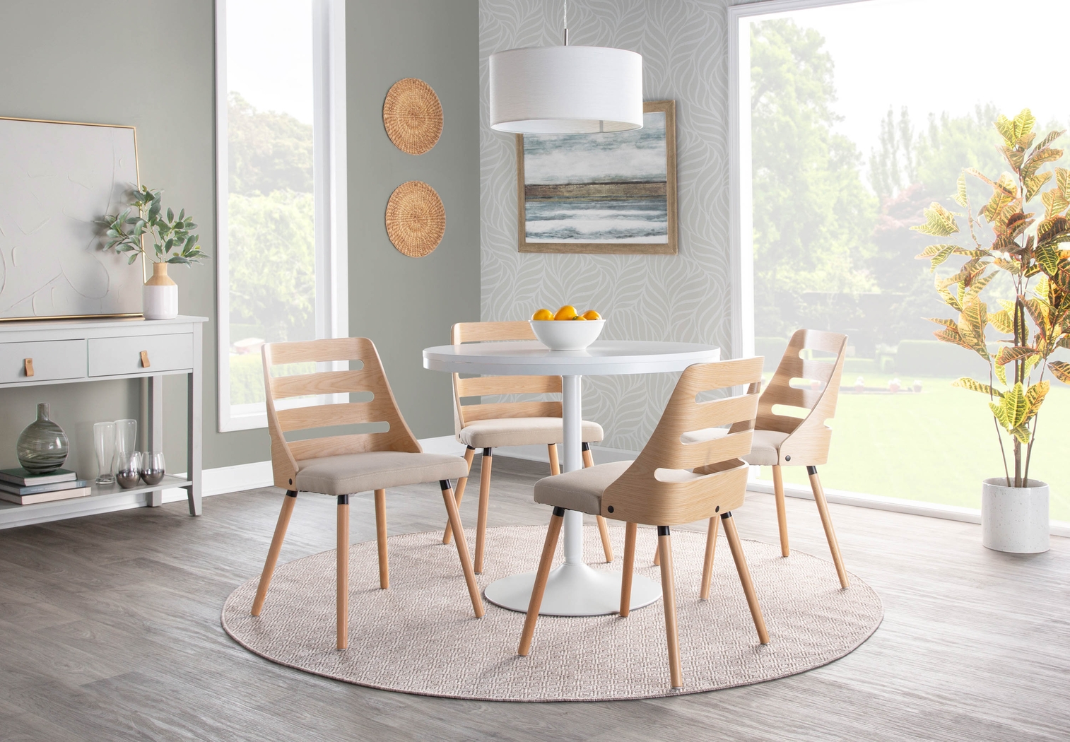 Baynard White Dining Table - Thumbnail - Image 10