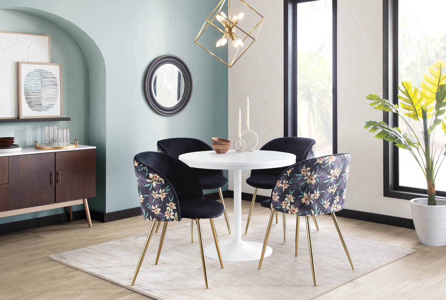 Baynard White Dining Table - Thumbnail - Image 5