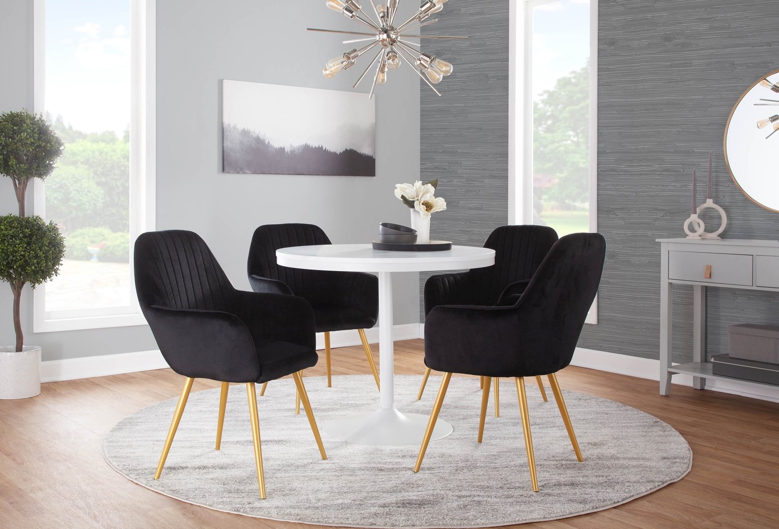 Baynard White Dining Table - Thumbnail - Image 7