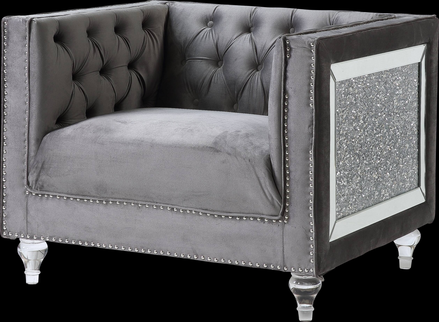 Bayporte Gray Accent Chair - Thumbnail - Image 1