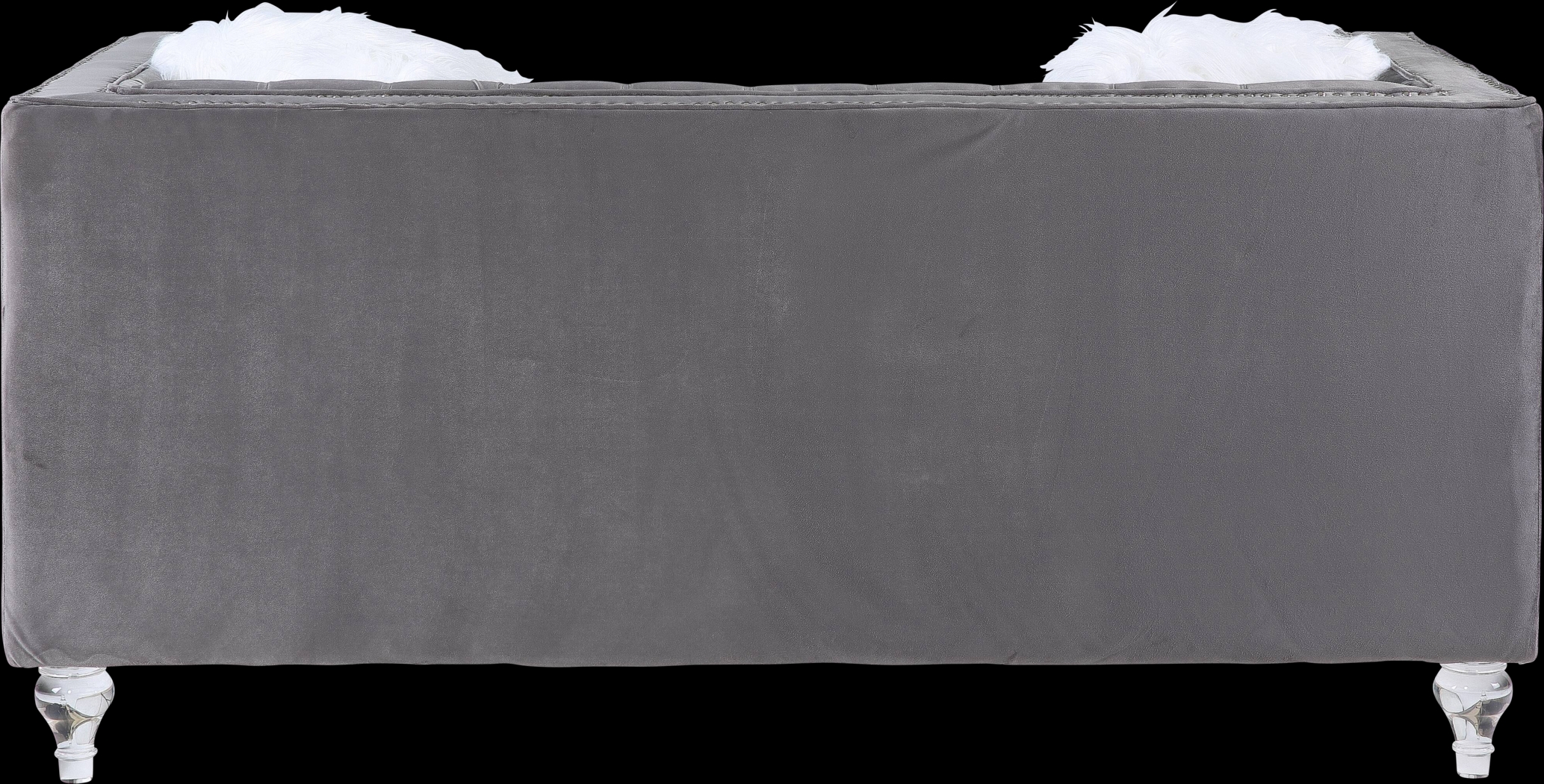 Bayporte Gray Loveseat with Two Pillows - Thumbnail - Image 5