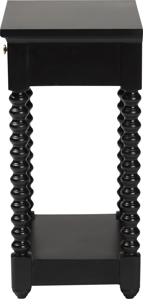 Bazan Black Nightstand - Thumbnail - Image 8