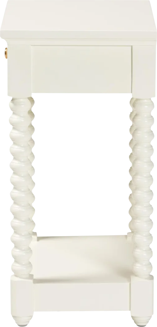 Bazan White Nightstand - Thumbnail - Image 4