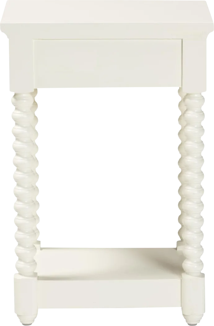 Bazan White Nightstand - Thumbnail - Image 5