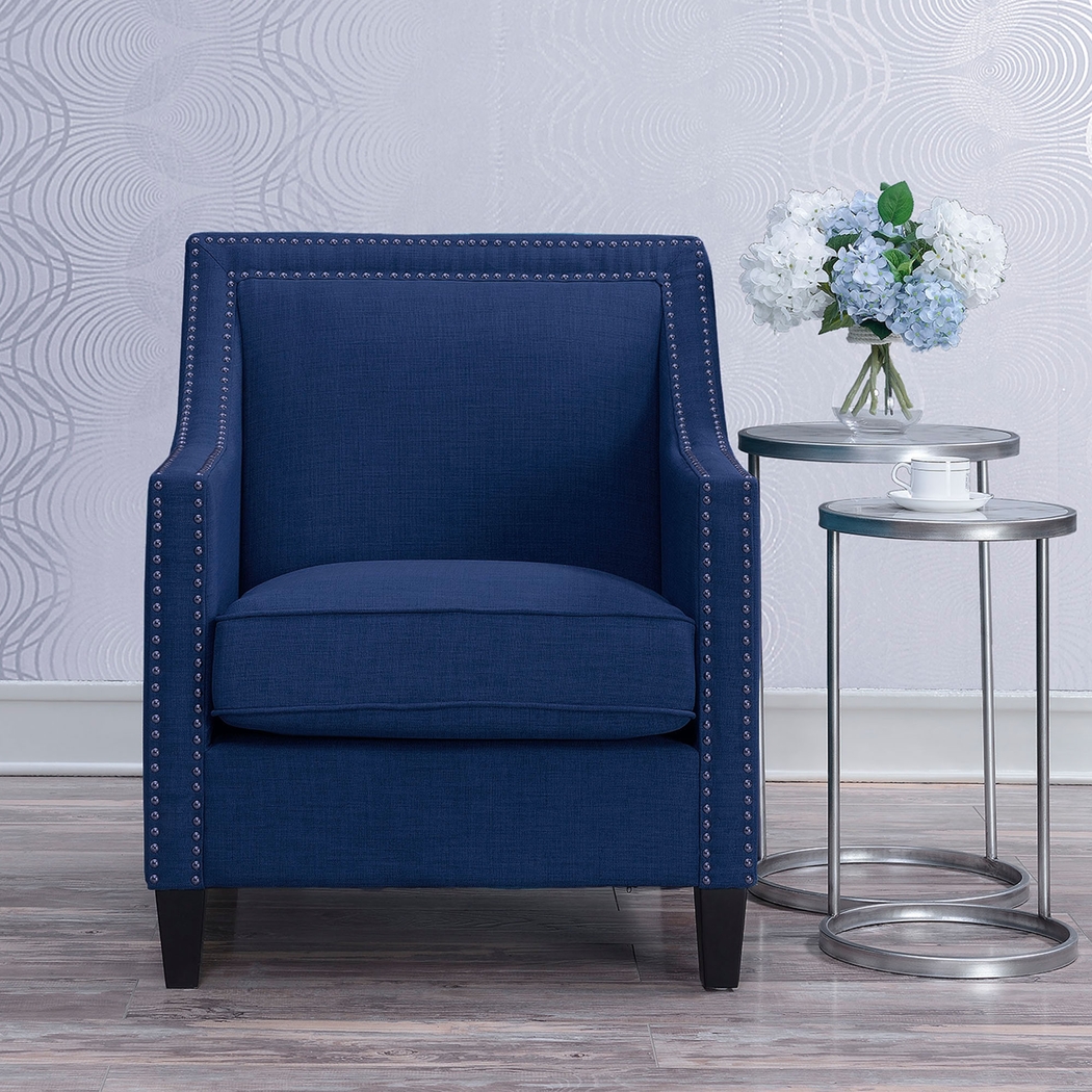 Bazemore Blue Accent Chair - Thumbnail - Image 2