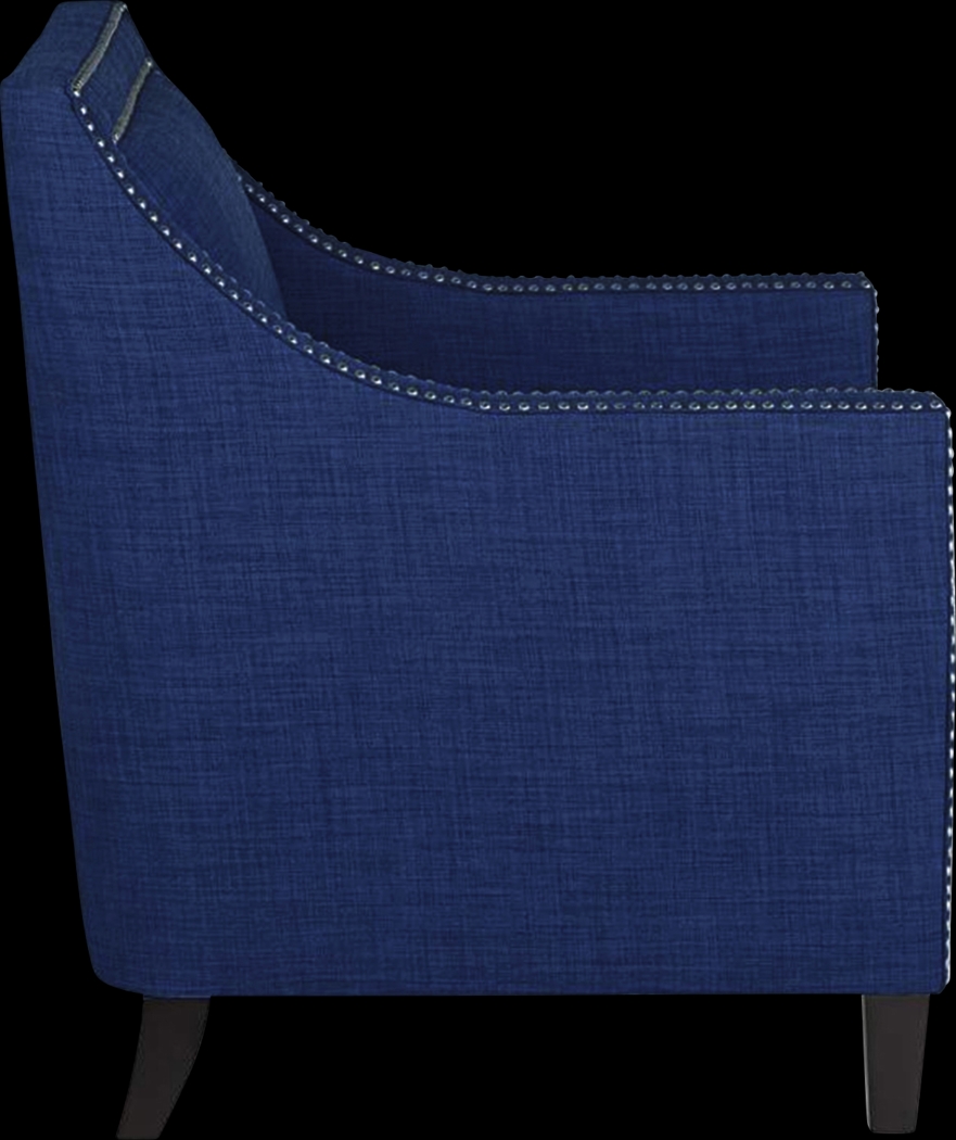 Bazemore Blue Accent Chair - Thumbnail - Image 4