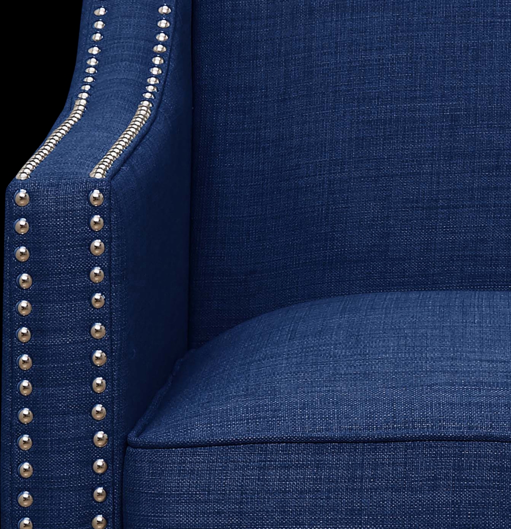 Bazemore Blue Accent Chair - Thumbnail - Image 7