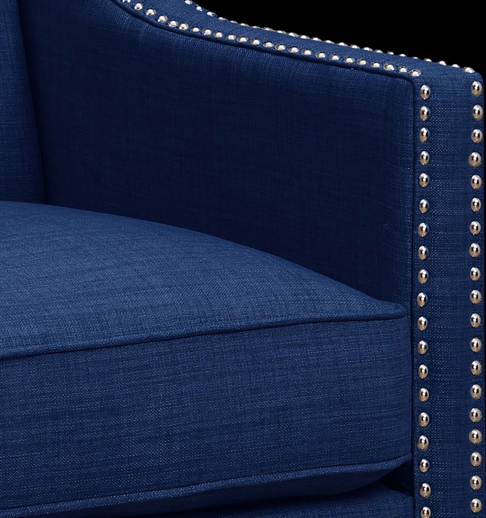 Bazemore Blue Accent Chair - Thumbnail - Image 8