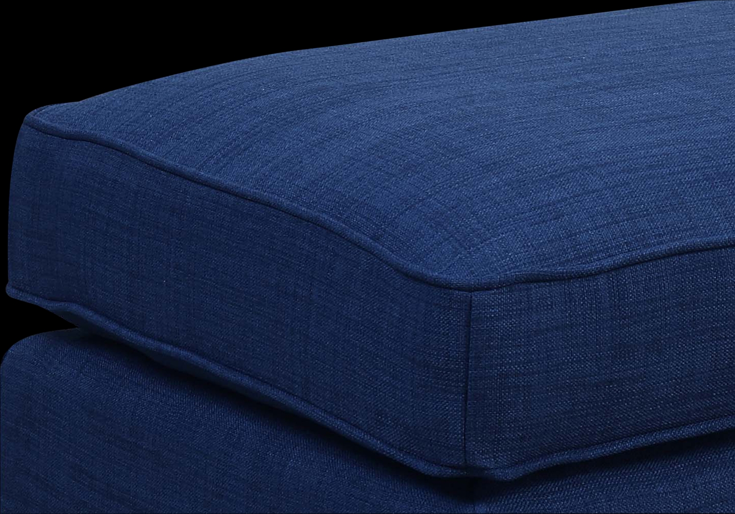 Bazemore Blue Ottoman - Thumbnail - Image 3
