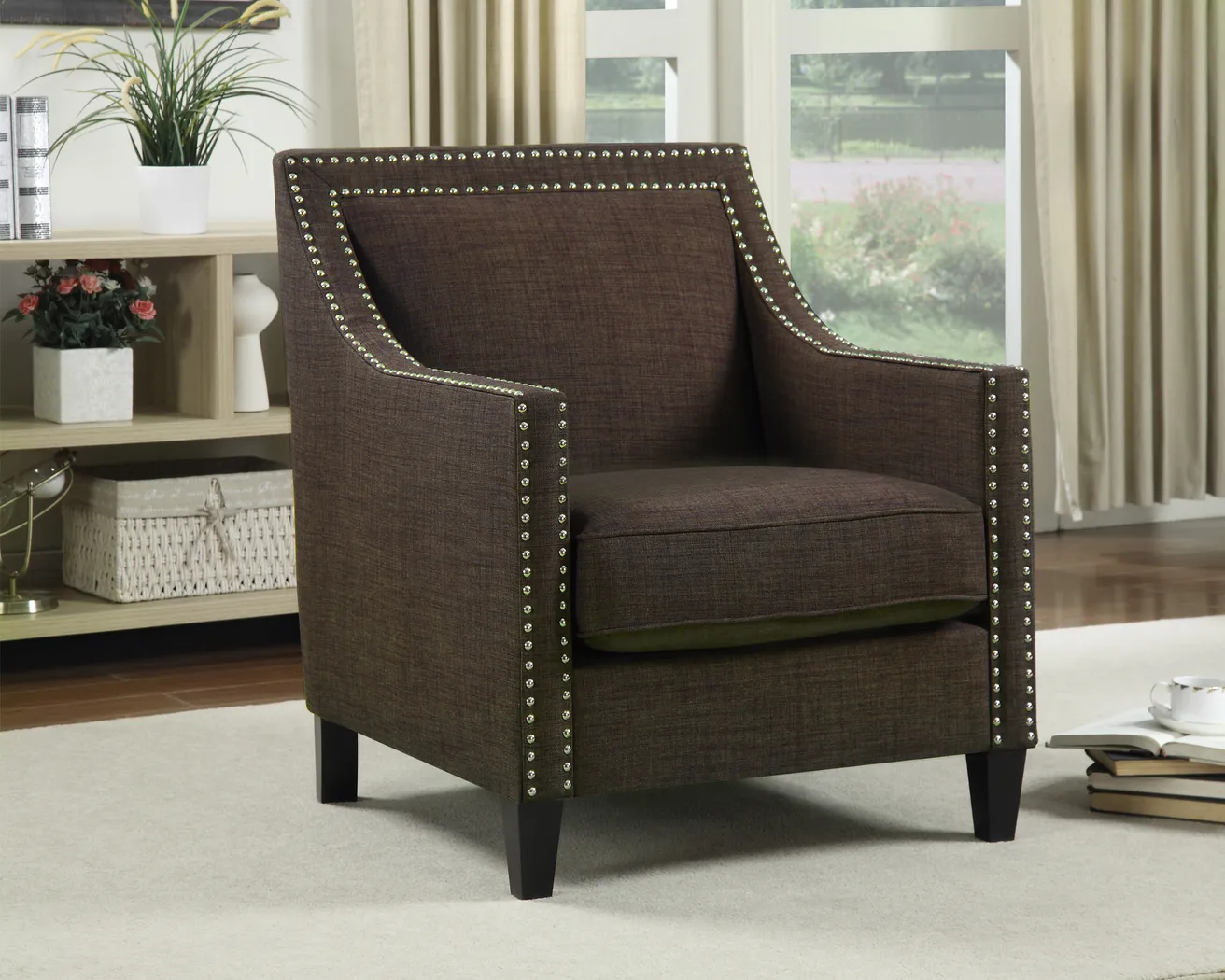 Bazemore Brown Accent Chair - Thumbnail - Image 2