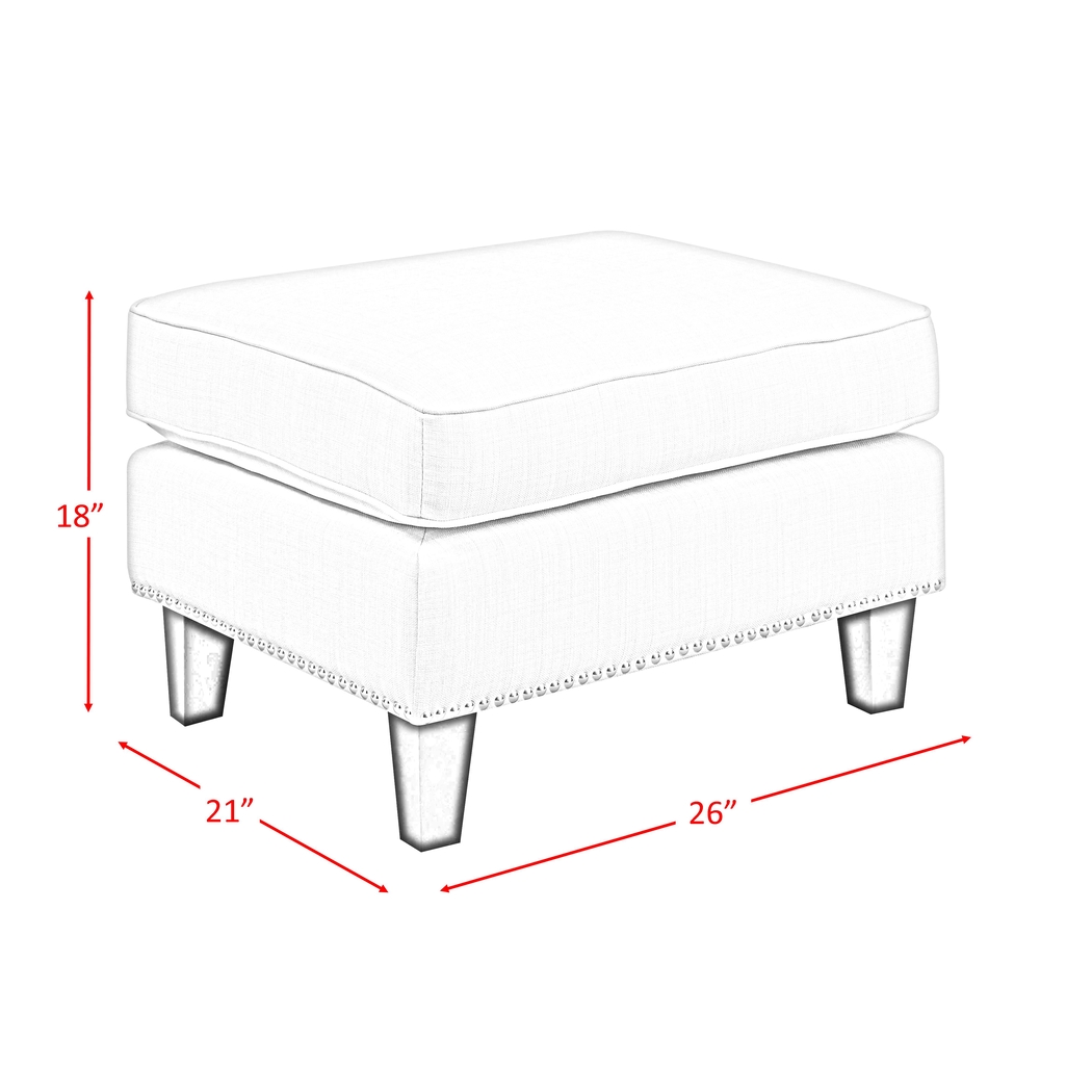 Bazemore Brown Ottoman - Thumbnail - Image 6
