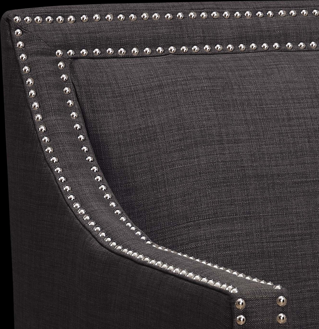 Bazemore Charcoal Accent Chair - Thumbnail - Image 4