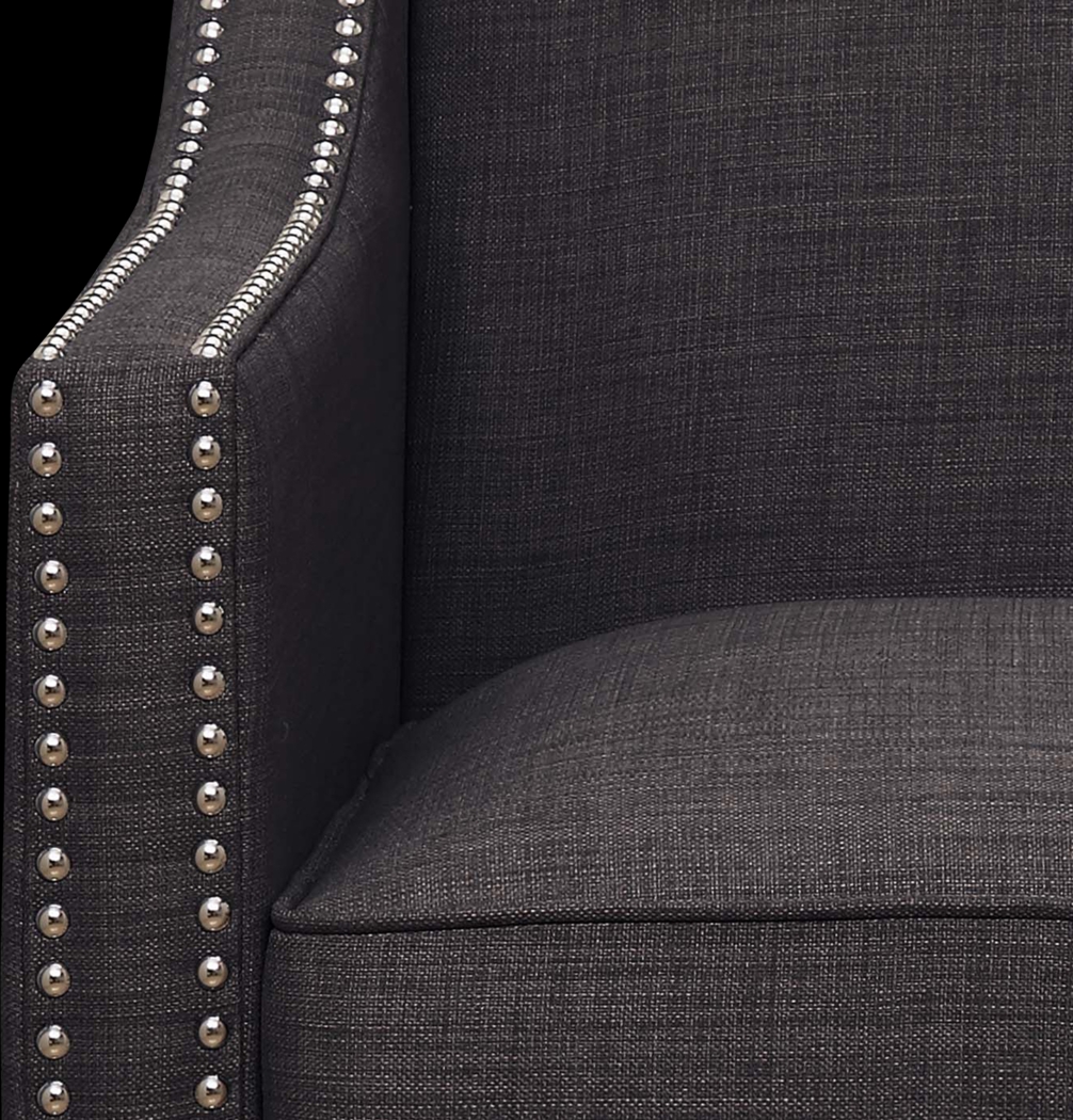 Bazemore Charcoal Accent Chair - Thumbnail - Image 5