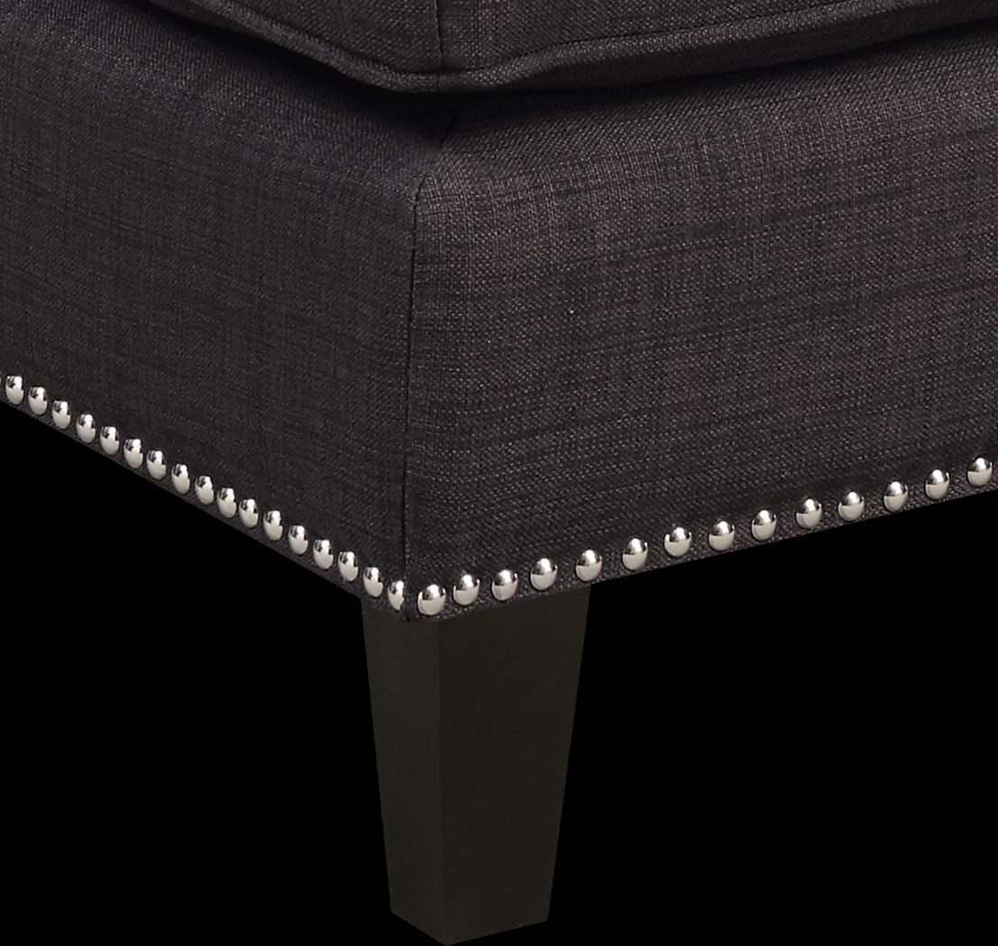 Bazemore Charcoal Ottoman - Thumbnail - Image 3
