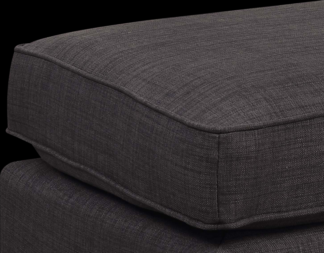 Bazemore Charcoal Ottoman - Thumbnail - Image 4