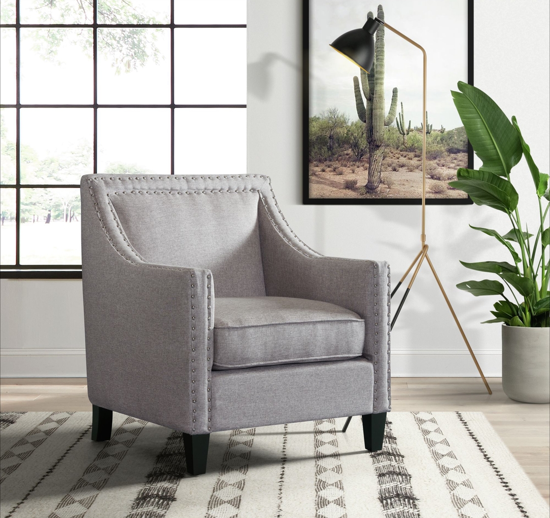 Bazemore Gray Accent Chair - Thumbnail - Image 2