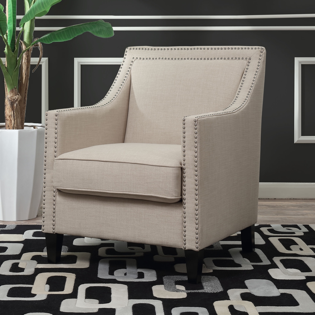 Bazemore Natural Accent Chair - Thumbnail - Image 2