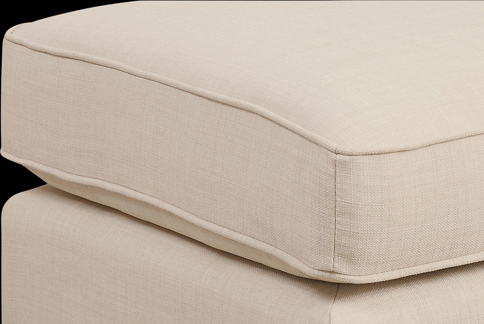 Bazemore Natural Ottoman - Thumbnail - Image 4