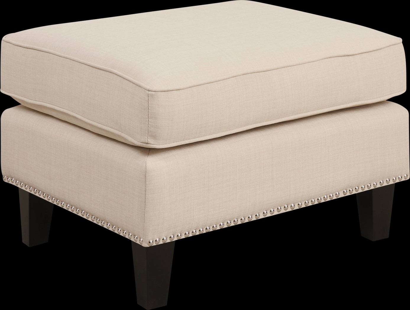 Bazemore Natural Ottoman - Thumbnail - Image 1