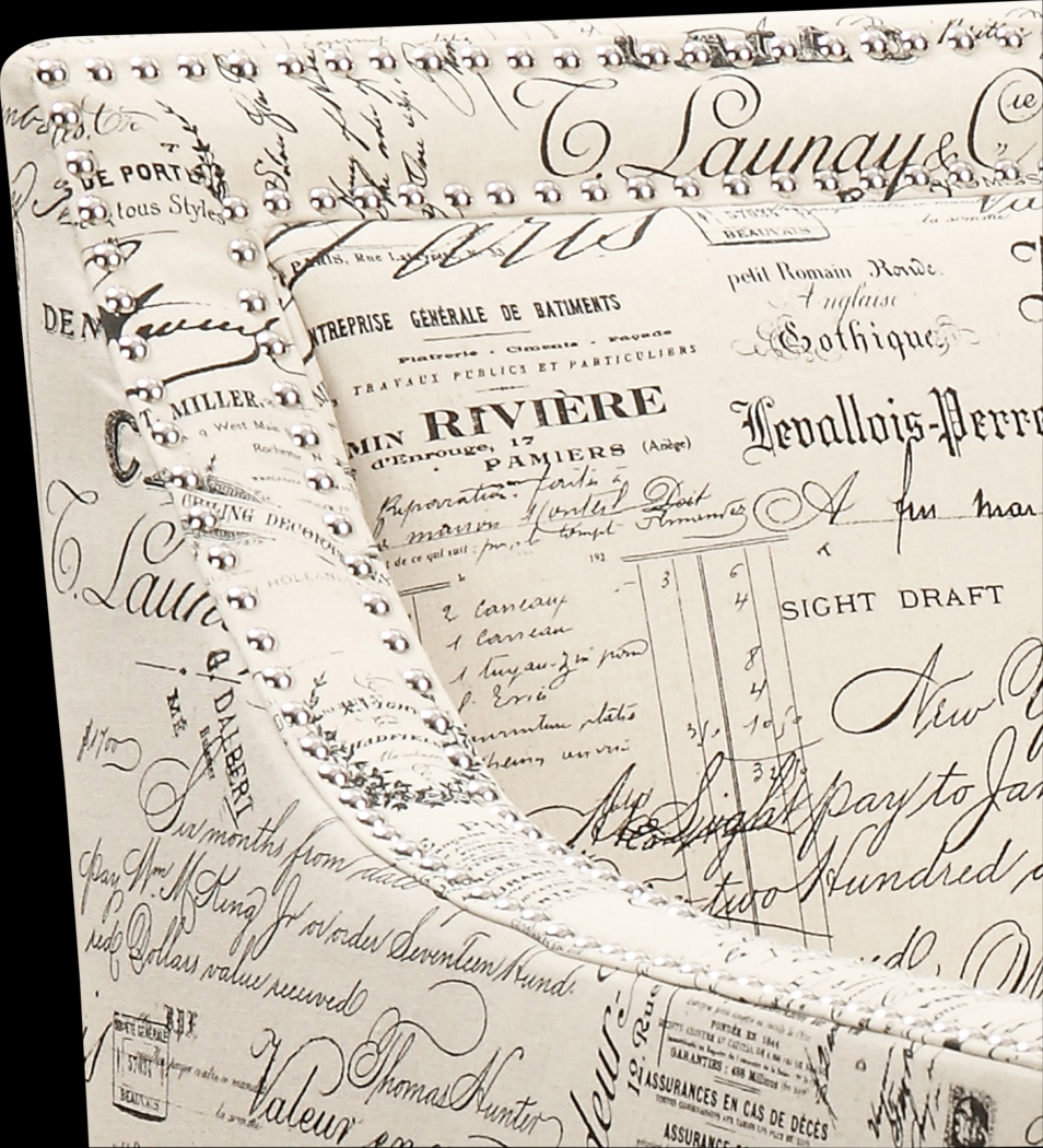 Bazemore Off-White Accent Chair - Thumbnail - Image 2