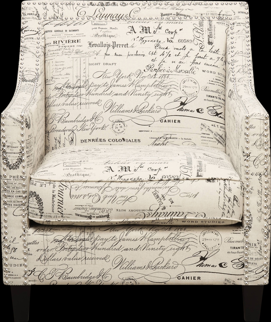 Bazemore Off-White Accent Chair - Thumbnail - Image 6