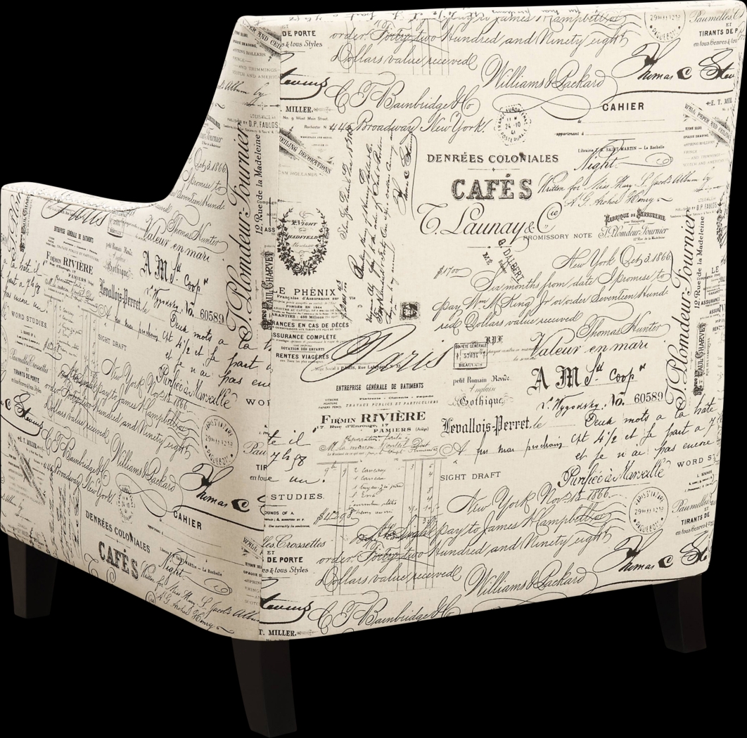 Bazemore Off-White Accent Chair - Thumbnail - Image 8