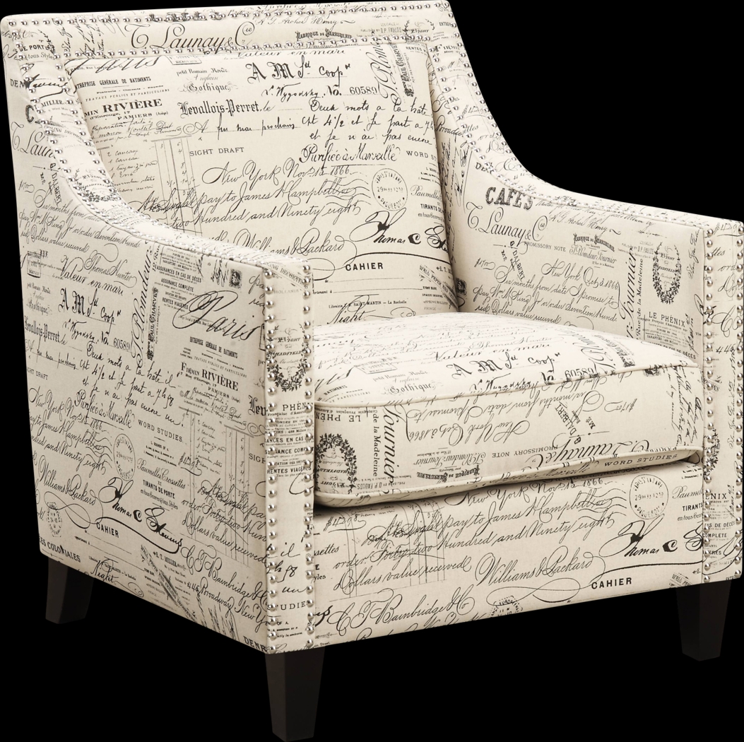 Bazemore Off-White Accent Chair - Thumbnail - Image 1