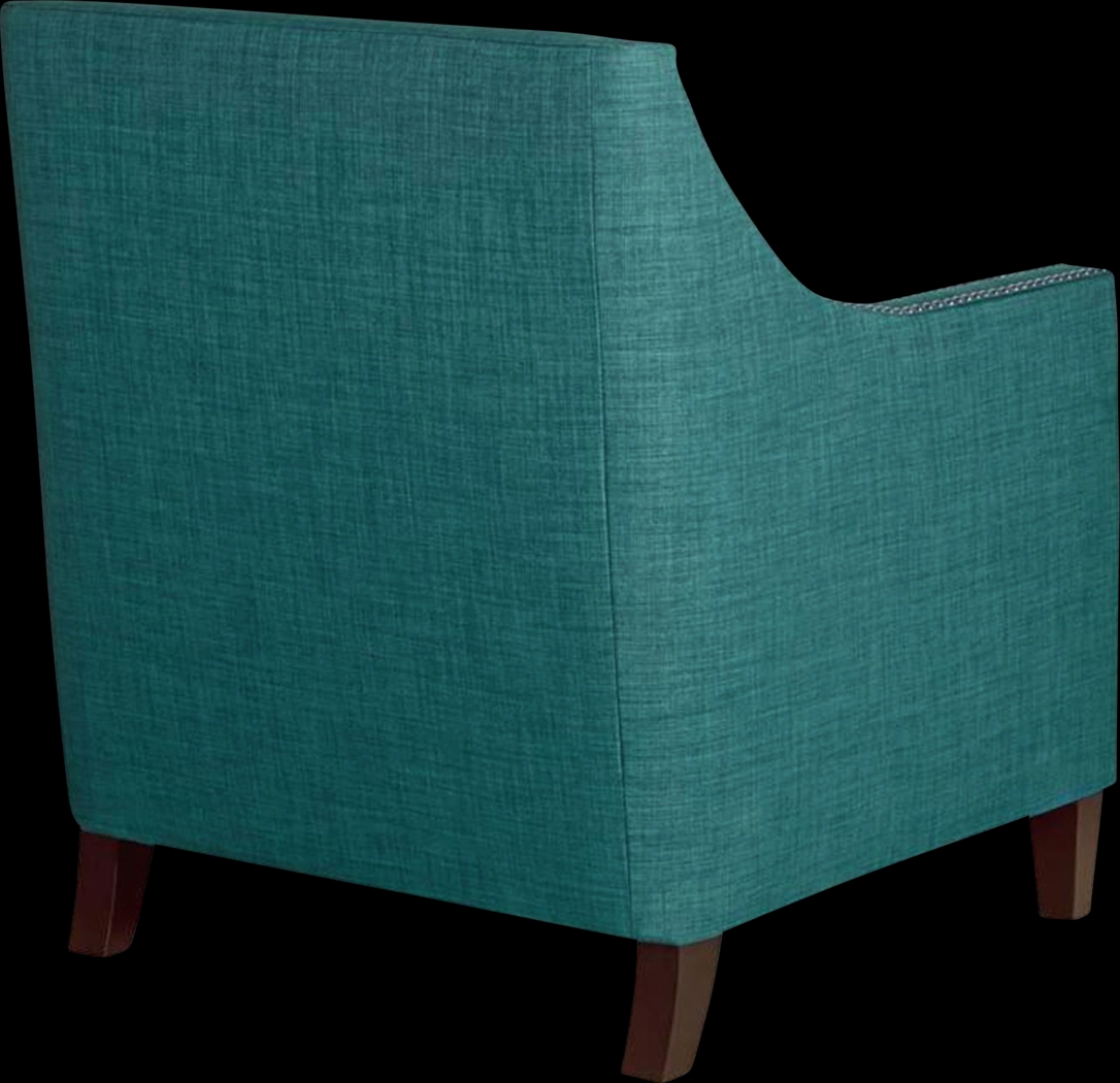 Bazemore Teal Accent Chair - Thumbnail - Image 5