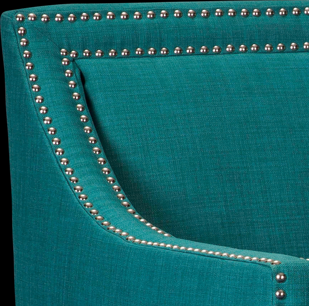 Bazemore Teal Accent Chair - Thumbnail - Image 6