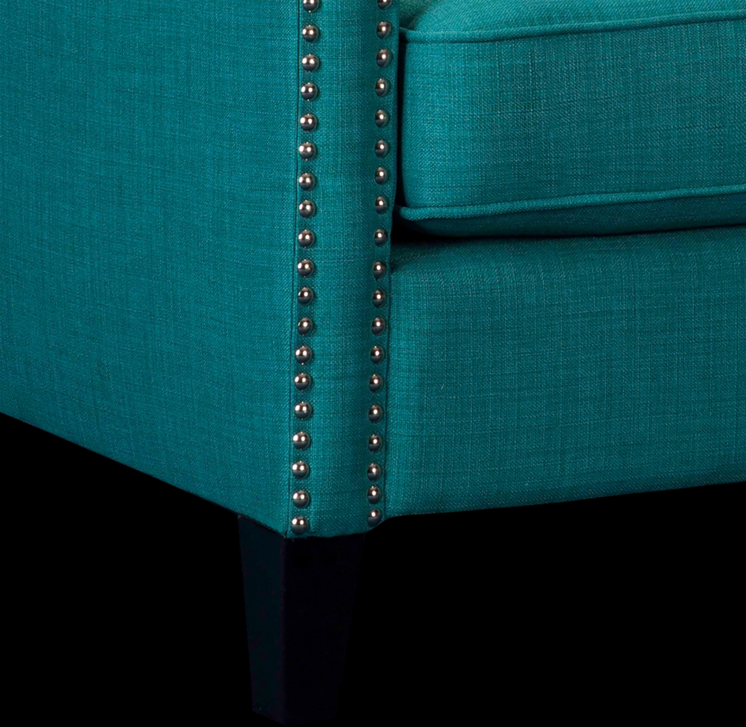 Bazemore Teal Accent Chair - Thumbnail - Image 10